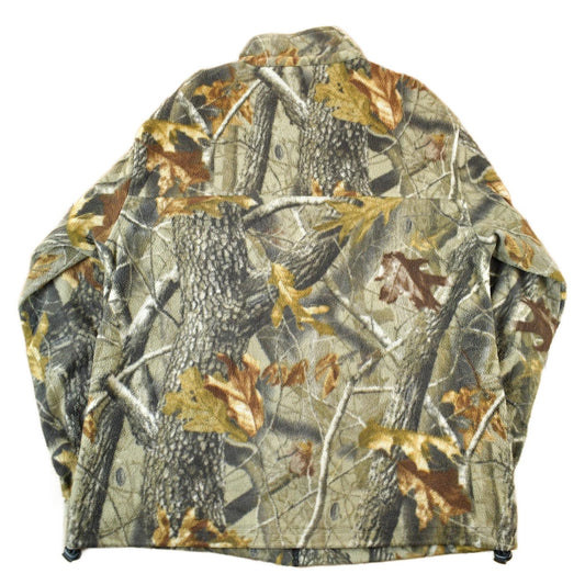 Vintage 1990s Winchester Tree Camo Zip Up Fleece Sweater Jacket Men's Large from propervintagecanada