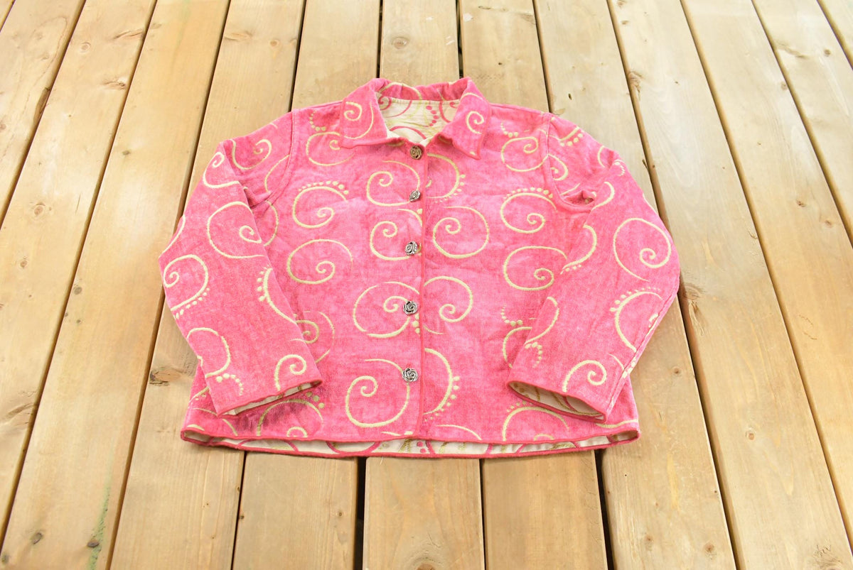 Vintage 1990s Winding River Reversible Tapestry Jacket Women's L / 90s Streetwear / Outerwear / Outdoors from propervintagecanada