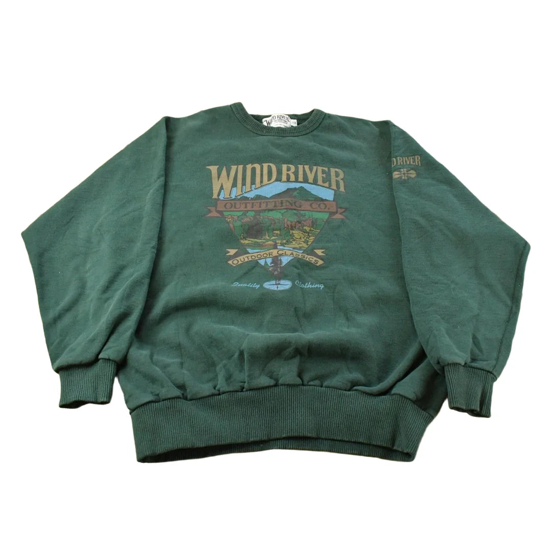 Vintage 1990s Windriver Outdoors Crewneck Sweatshirt Men's Medium from propervintagecanada