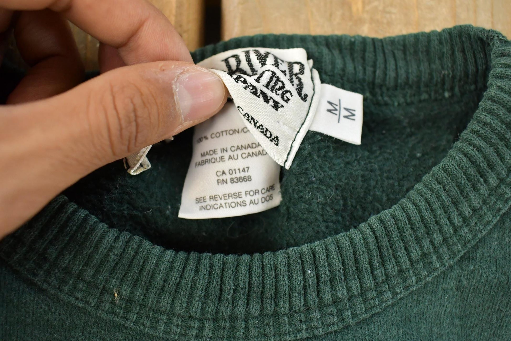 Vintage 1990s Windriver Outdoors Crewneck Sweatshirt Men's Medium from propervintagecanada