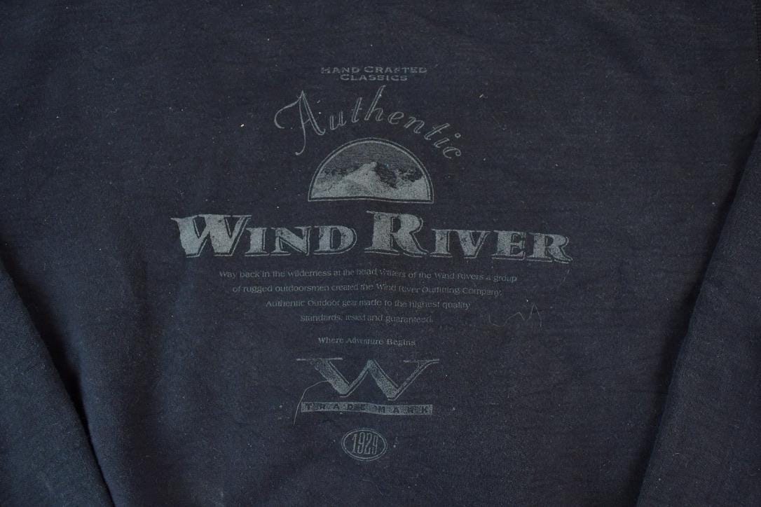 Vintage 1990s Windriver Outdoorsman Crewneck Sweatshirt Men's XL from propervintagecanada