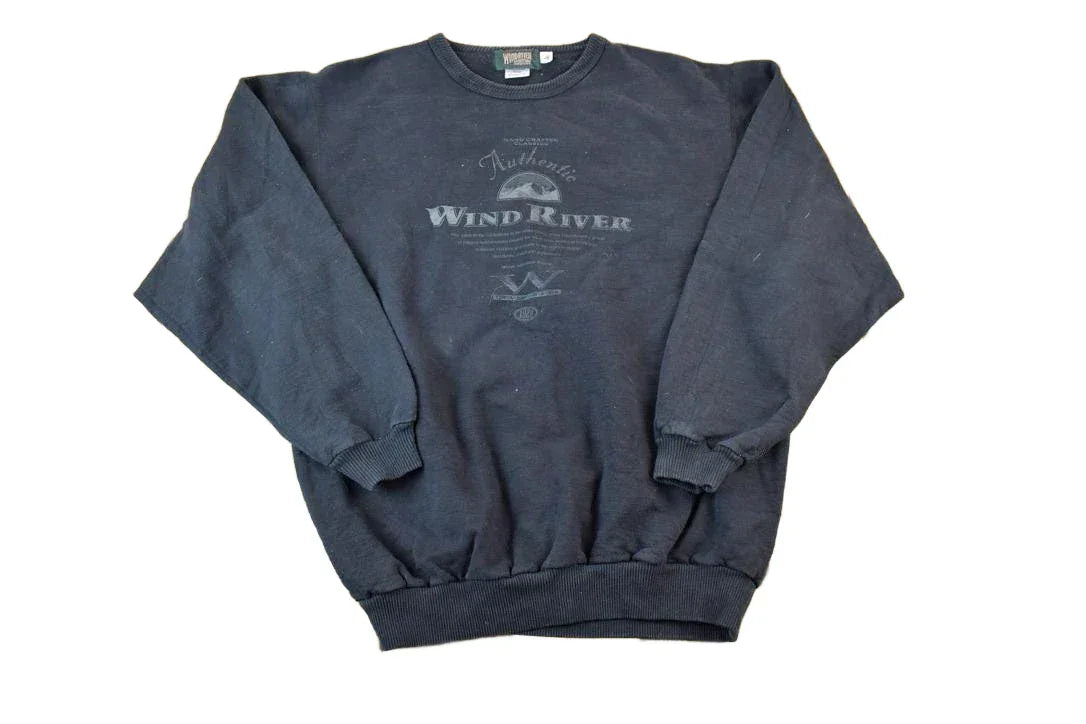 Vintage 1990s Windriver Outdoorsman Crewneck Sweatshirt Men's XL from propervintagecanada