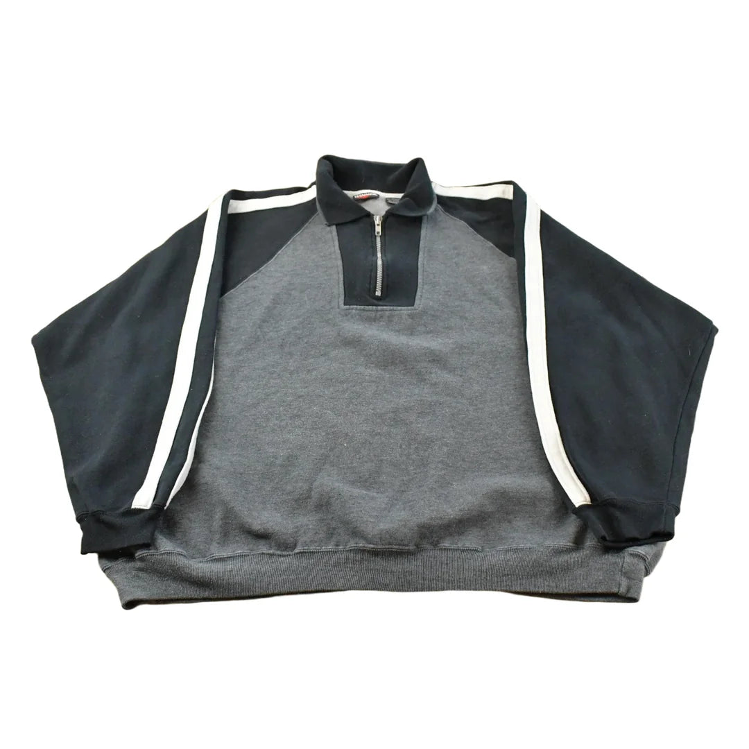 Vintage 1990s Winner Quarter Zip Sweatshirt Men's XL from propervintagecanada