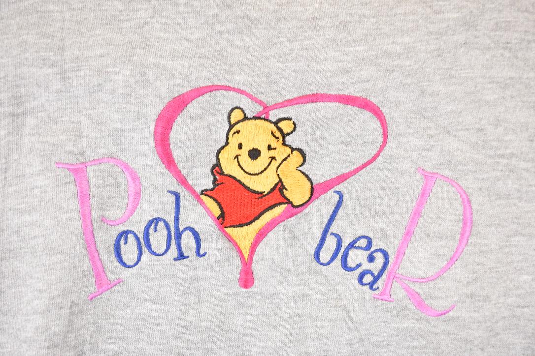 Vintage 1990s Winnie The Pooh Bear Double Collar Disney Crewneck Sweater Women's XL from propervintagecanada
