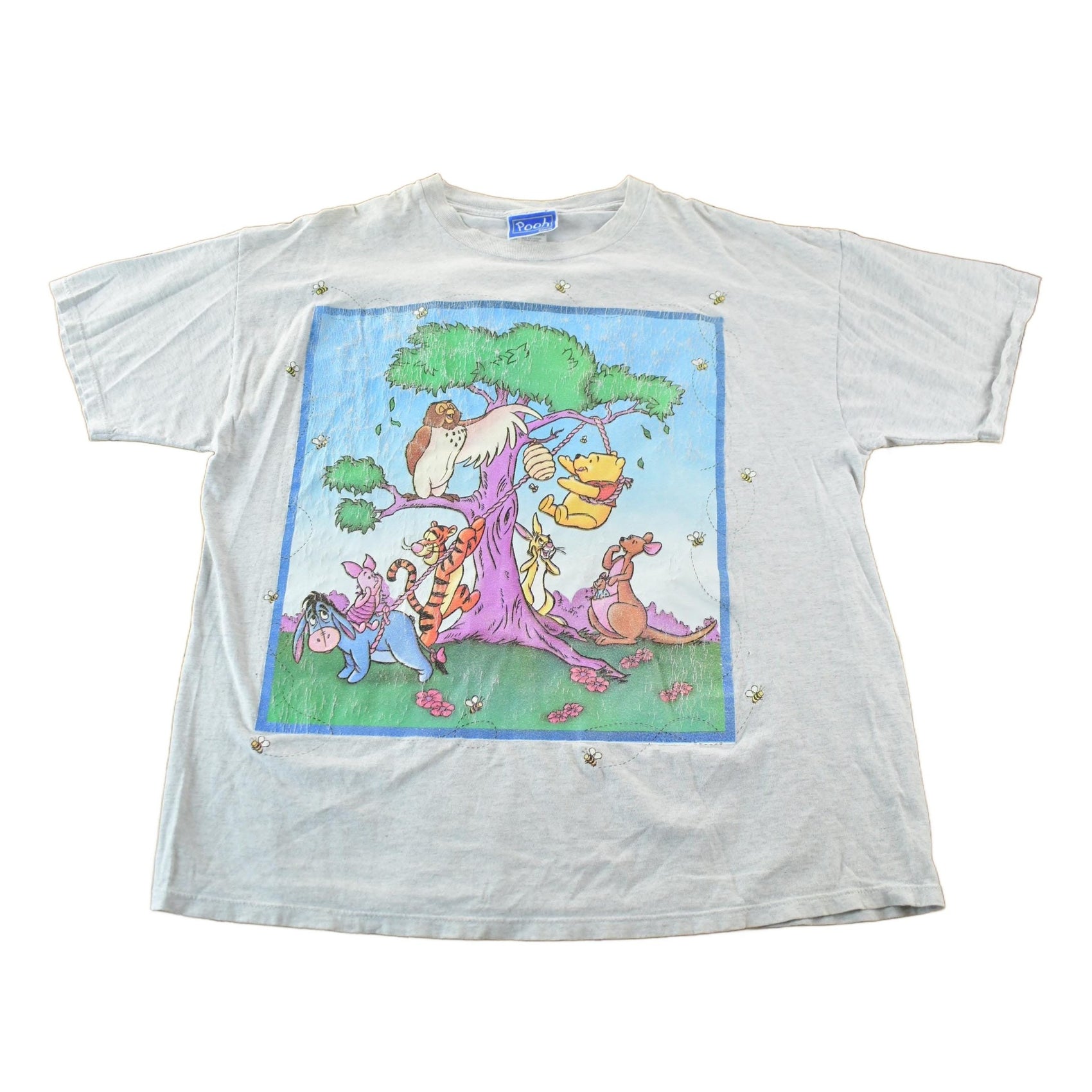 Vintage 1990s Winnie The Pooh Cartoon Promo T-Shirt from propervintagecanada