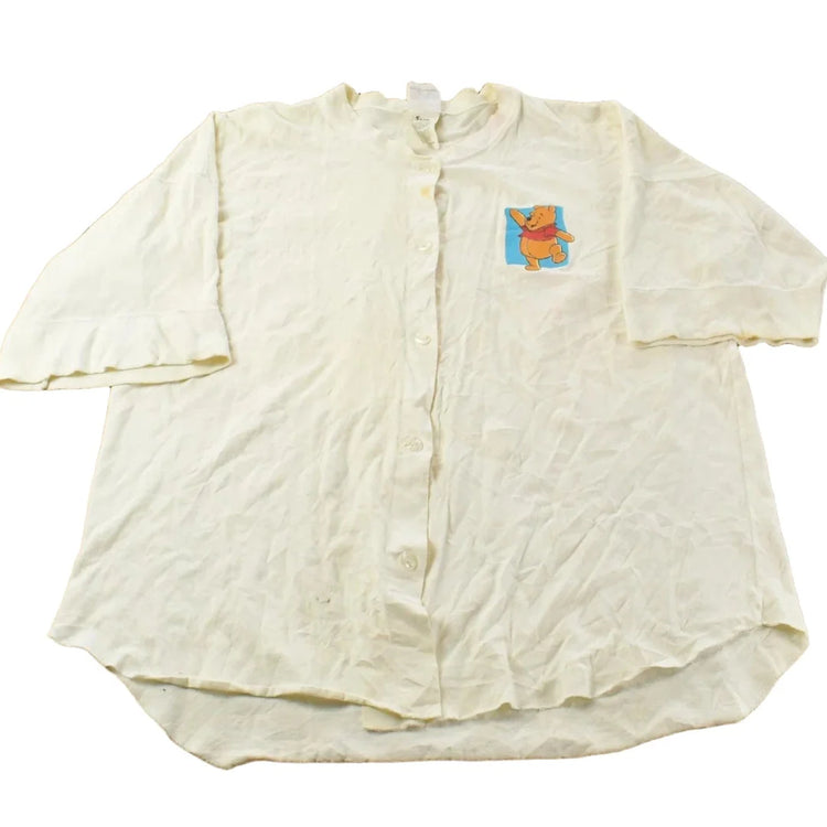 Vintage 1990s Winnie The Pooh Disney Button Up Shirt Women's Large from propervintagecanada