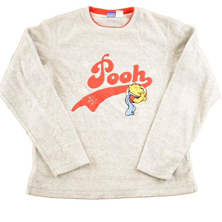 Vintage 1990s Winnie The Pooh Disney Fleece Crewneck Sweatshirt Women's M from propervintagecanada