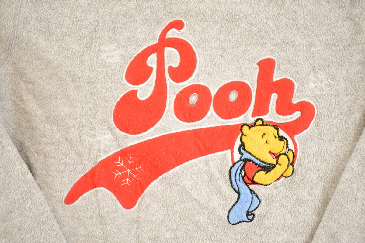 Vintage 1990s Winnie The Pooh Disney Fleece Crewneck Sweatshirt Women's M from propervintagecanada