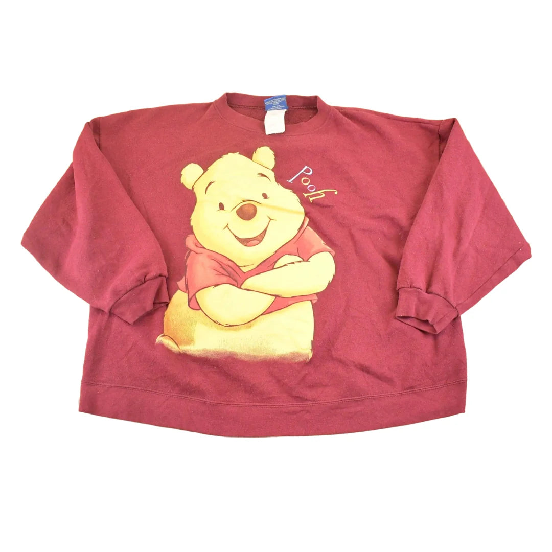 Vintage 1990s Winnie The Pooh Disney Mickey Mouse Sweatshirt Women's XL from propervintagecanada