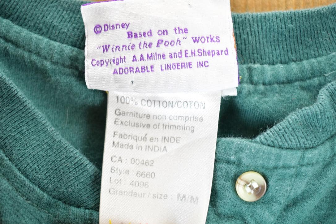 Vintage 1990s Winnie The Pooh Disney Sleep Shirt Womens M from propervintagecanada