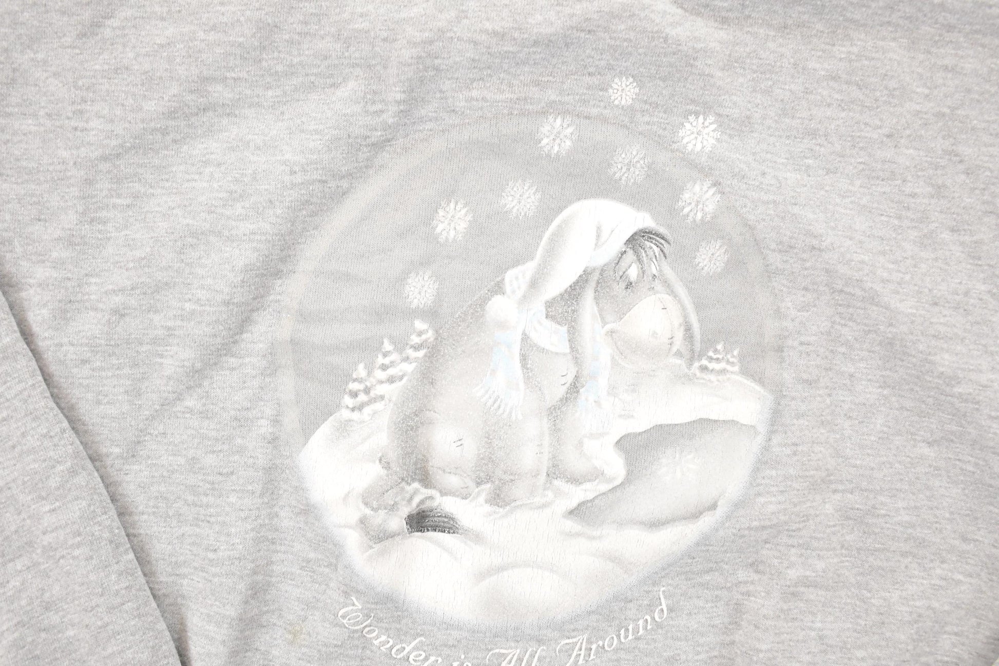 Vintage 1990s Winnie The Pooh Eeyore Christmas Disney Crewneck Sweater Men's XL from propervintagecanada