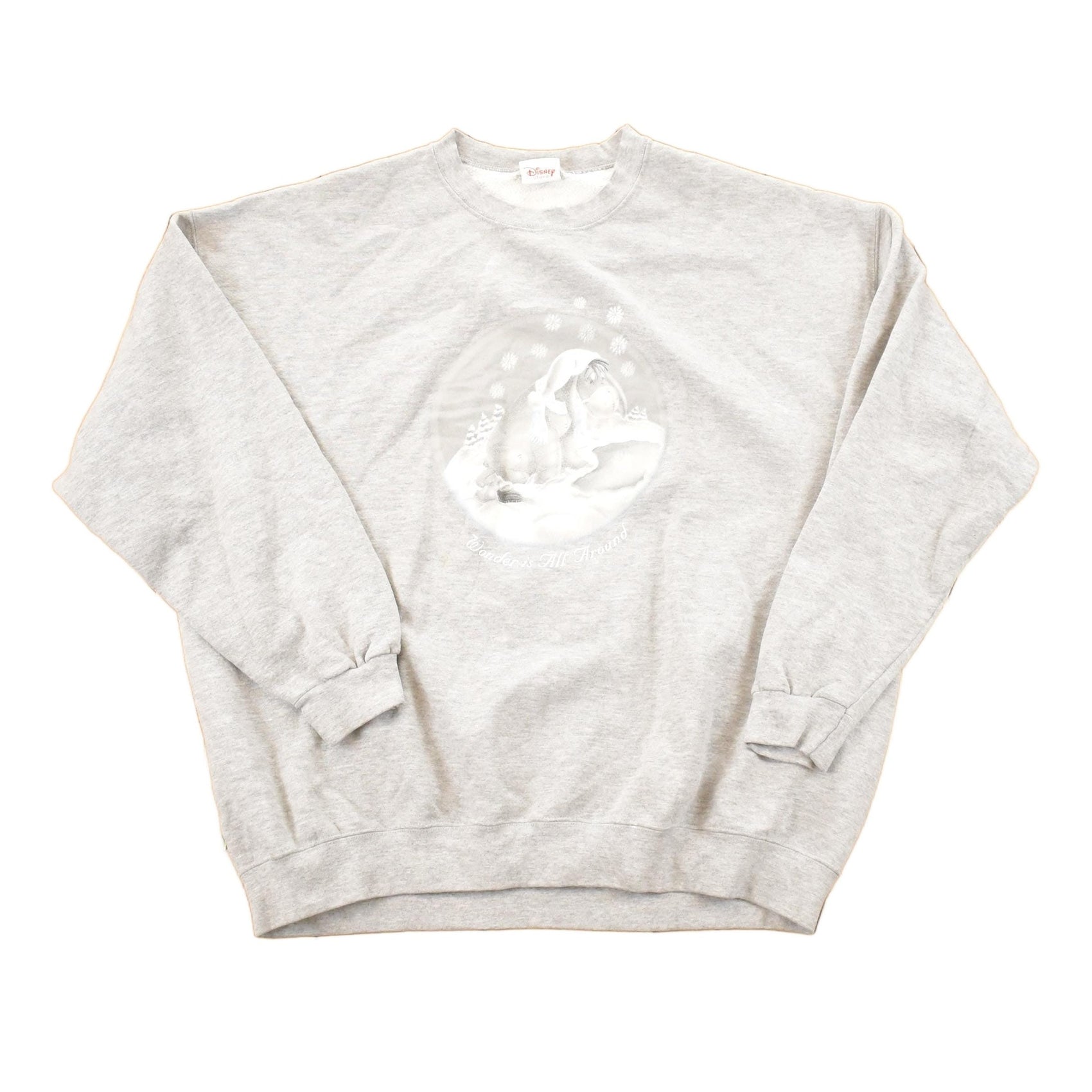 Vintage 1990s Winnie The Pooh Eeyore Christmas Disney Crewneck Sweater Men's XL from propervintagecanada