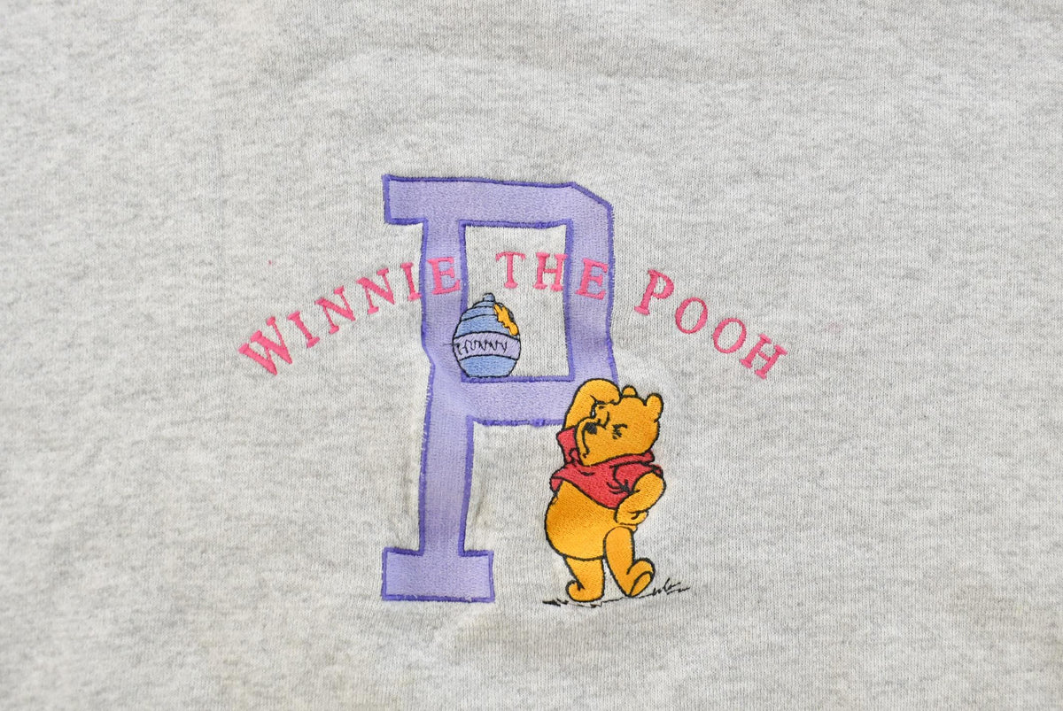 Vintage 1990s Winnie The Pooh Embroidered Disney Crewneck Sweatshirt Men's Large from propervintagecanada