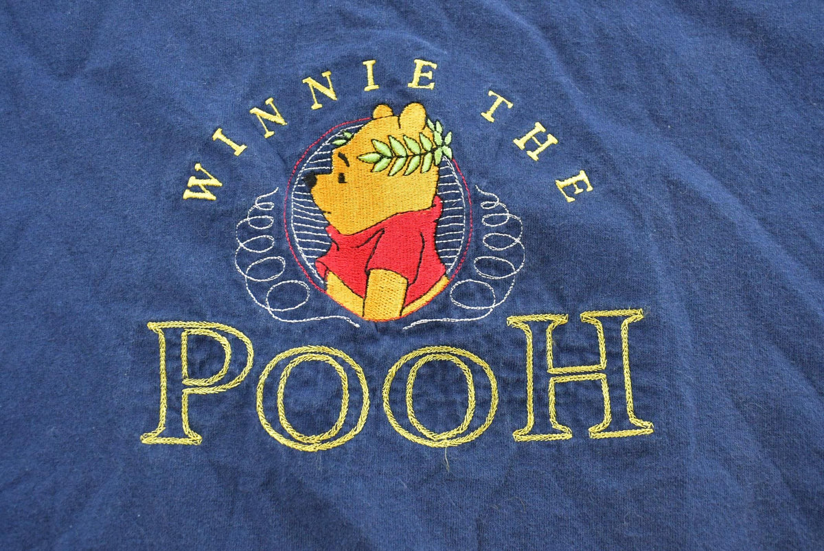 Vintage 1990s Winnie The Pooh Embroidered T-Shirt Mens M from propervintagecanada