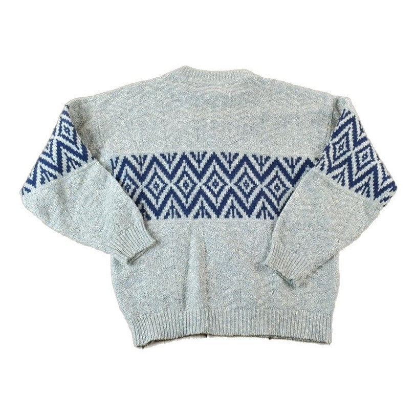 Vintage 1990s Winona Knits Crew Neck Ski Sweater Men's XL from propervintagecanada