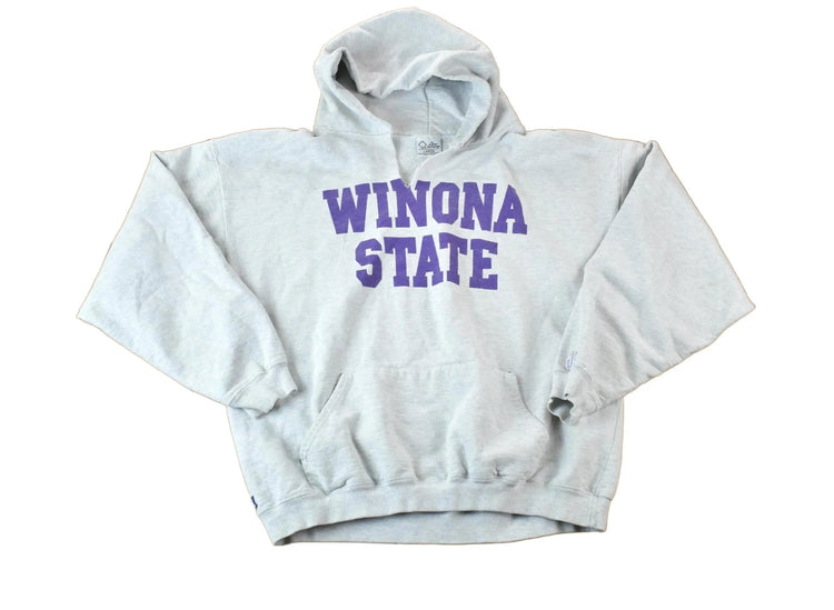 Vintage 1990s Winona State University Collegiate The Cotton Exchange Heavyweight Hoodie Men's Large from propervintagecanada