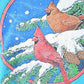 Vintage 1990s Winter Cardinal AOP Crewneck Sweatshirt Mens XL from propervintagecanada