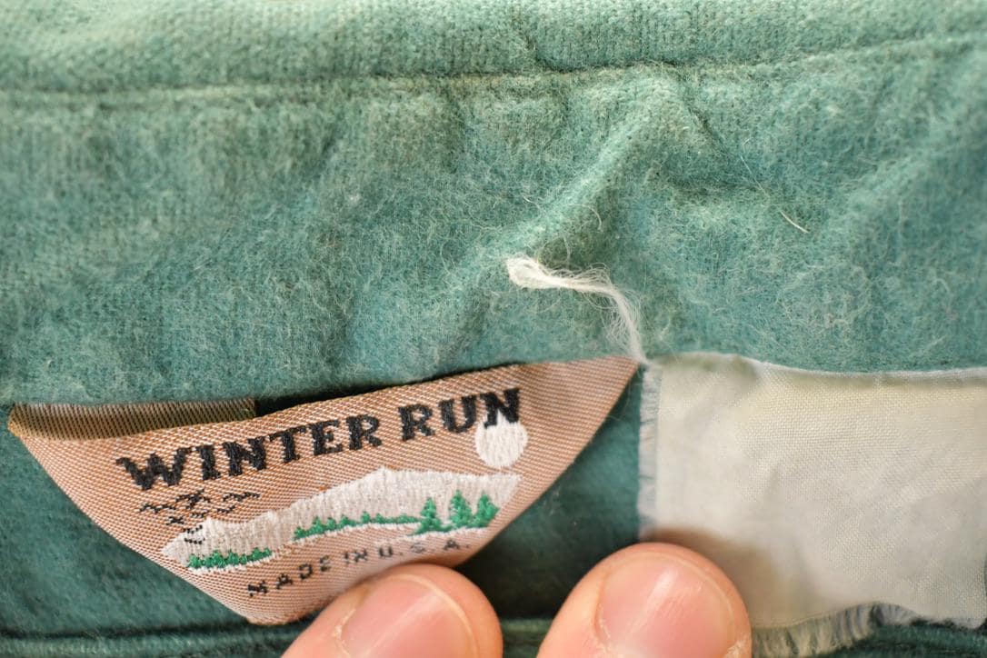 Vintage 1990s Winter Run Heavy Cotton Button Up Outdoorsman Shirt Men's XL from propervintagecanada