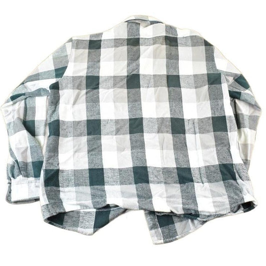 Vintage 1990s Winter Run Plaid Flannel Button Up Shirt Mens XL from propervintagecanada