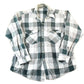Vintage 1990s Winter Run Plaid Flannel Button Up Shirt Mens XL from propervintagecanada
