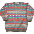 Vintage 1990s Winter Theme Knitted Crewneck Sweater Men&