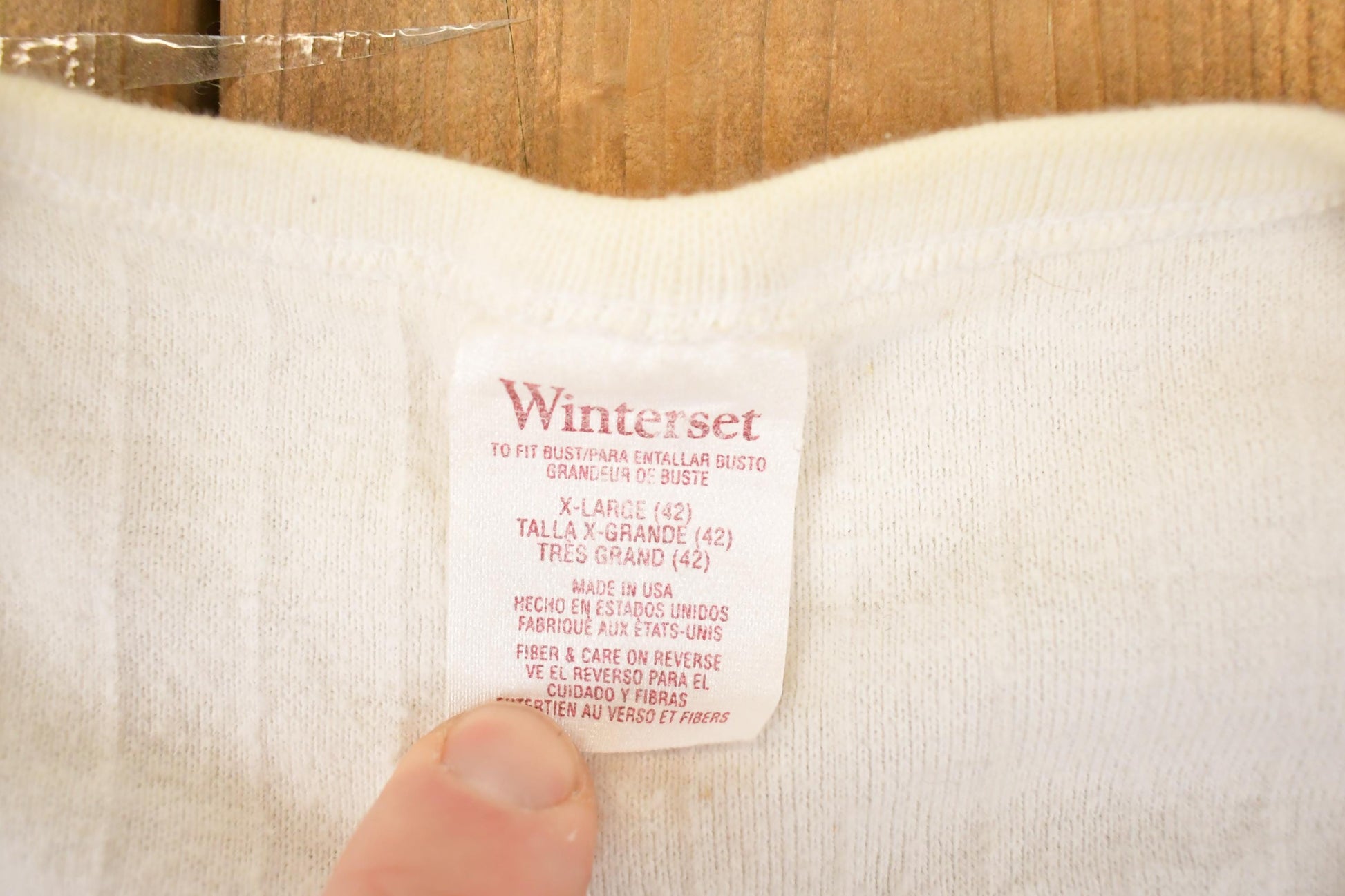 Vintage 1990s Winterset Thermal Souvenir T-Shirt Men's S from propervintagecanada