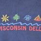 Vintage 1990s Wisconsin Dells Embroidered Sun Crewneck Sweatshirt Men's L from propervintagecanada