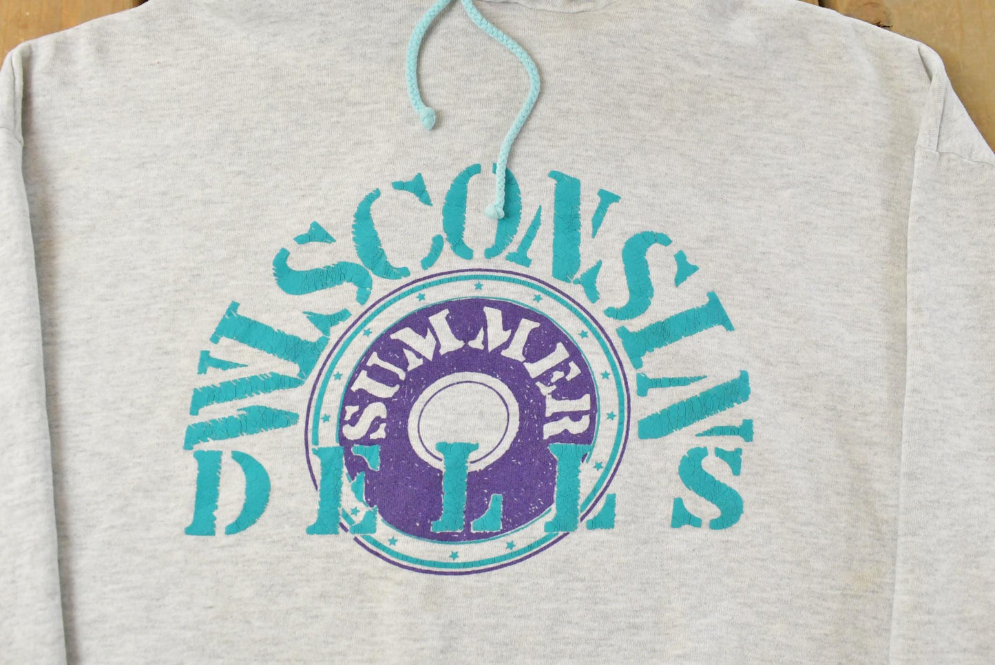 Vintage 1990s Wisconsin Dells Travel Souvenir Hoodie Sweatshirt Men's 2XL / Made In USA / 90's Destination Sweater from propervintagecanada