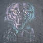 Vintage 1990s Wolf All Over Print Graphic T-Shirt Men's Large from propervintagecanada