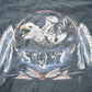 Vintage 1990s Wolf And Hawk Nature Crewneck Long sleeve Shirt Men's L from propervintagecanada