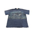 Vintage 1990s Wolf Theme All Over Print Graphic T-Shirt Men&