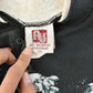 Vintage 1990s Wolf Theme All Over Print Henley Sweatshirt Men's 2XL from propervintagecanada