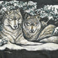 Vintage 1990s Wolf Theme All Over Print Henley Sweatshirt Men's 2XL from propervintagecanada