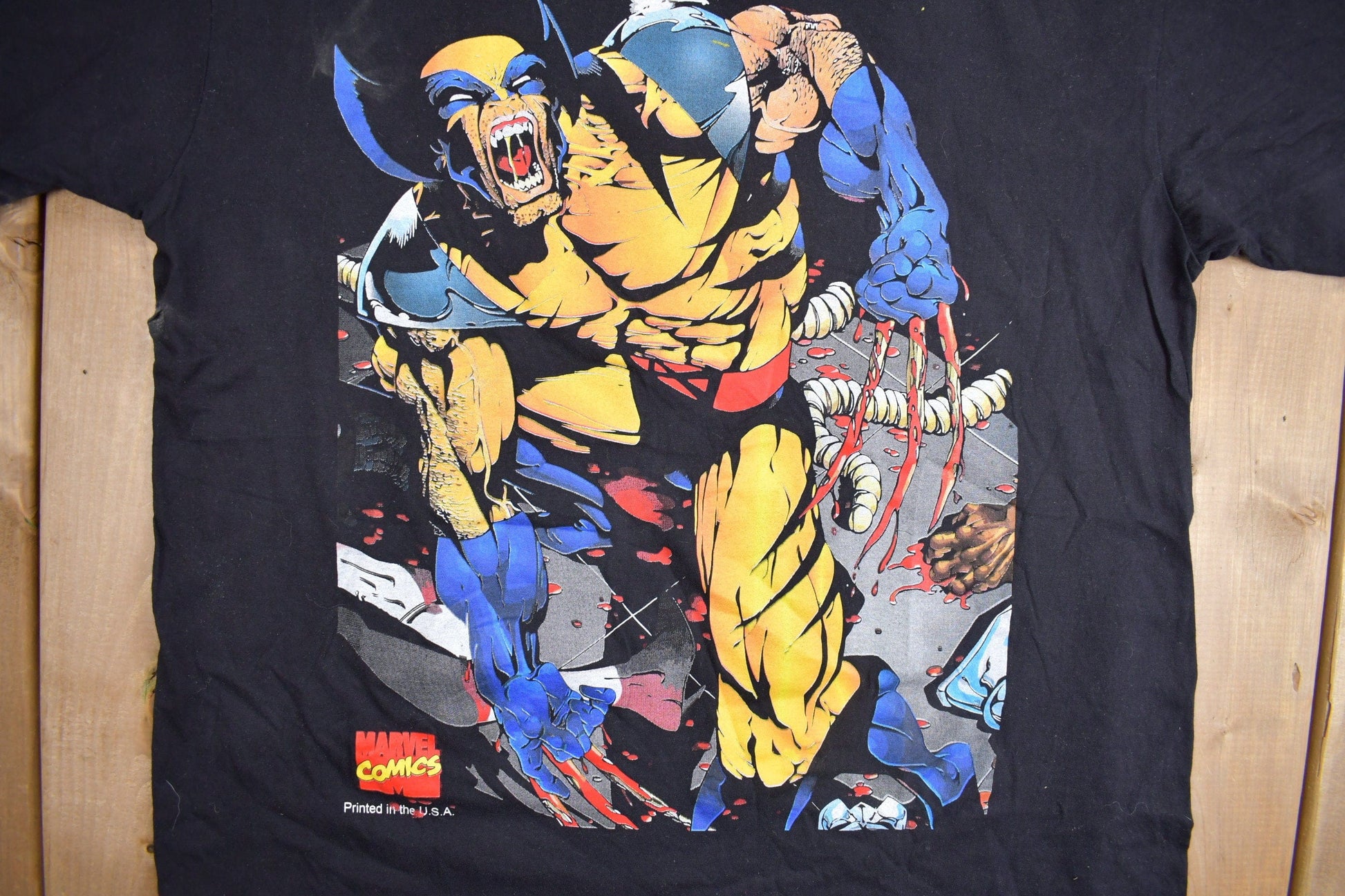 Vintage 1990s Wolverine X-Men Marvel Comics T-shirt from propervintagecanada