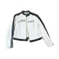 Vintage 1990s Womens Avirex Cafe Racer Leather Biker Jacket Made In USA from propervintagecanada