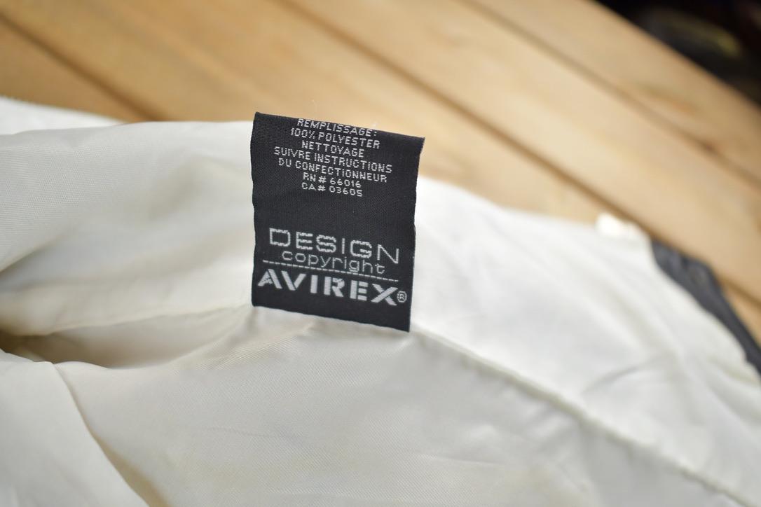Vintage 1990s Womens Avirex Cafe Racer Leather Biker Jacket Made In USA from propervintagecanada