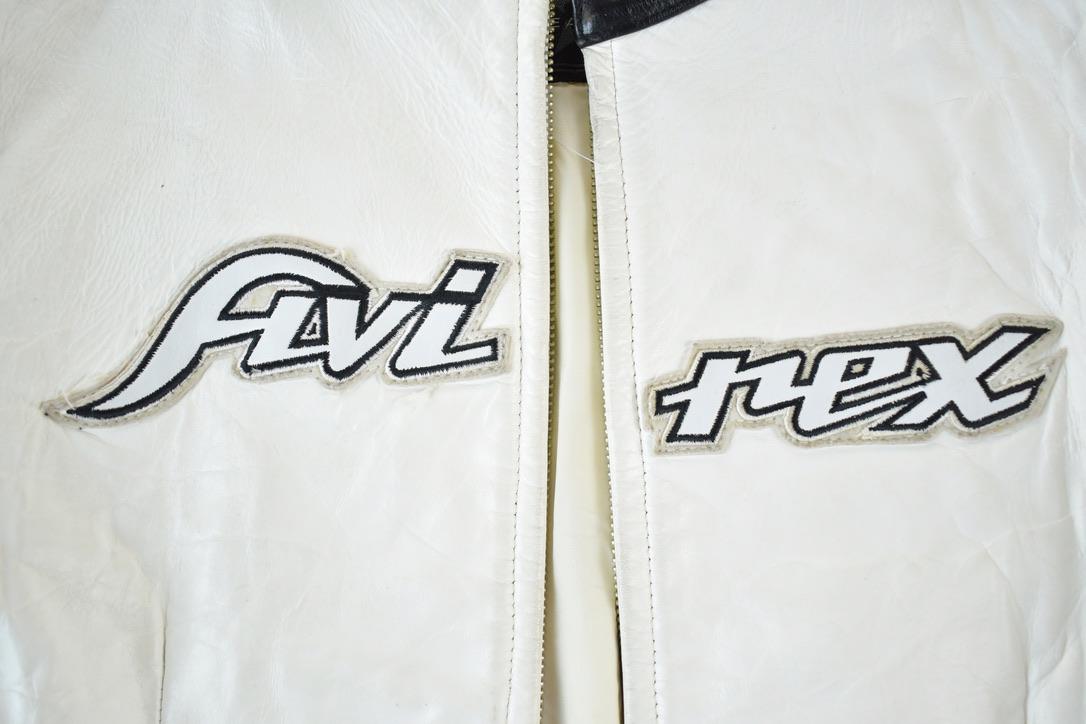 Vintage 1990s Womens Avirex Cafe Racer Leather Biker Jacket Made In USA from propervintagecanada