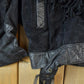 Vintage 1990s Womens G3 Leather Fashions Frilled Biker Jacket Made In USA from propervintagecanada