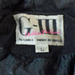 Vintage 1990s Womens G3 Leather Fashions Frilled Biker Jacket Made In USA from propervintagecanada