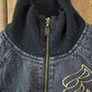 Vintage 1990s Womens XXS Rocawear Embroidered Jean Jacket from propervintagecanada