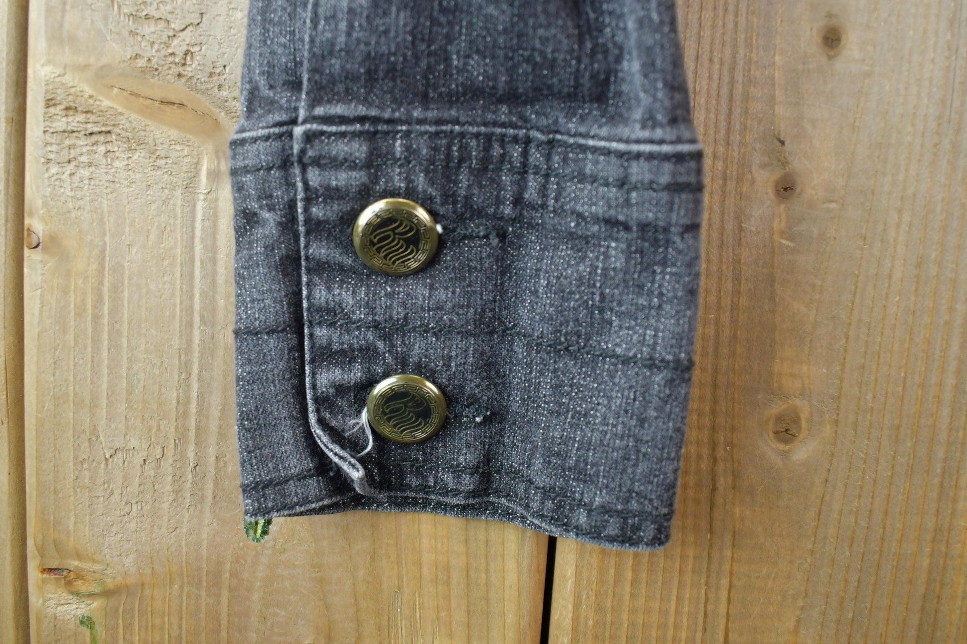 Vintage 1990s Womens XXS Rocawear Embroidered Jean Jacket from propervintagecanada
