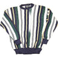 Vintage 1990s Woods And Gray Plaid Knit Crewneck Sweater Men's XL from propervintagecanada