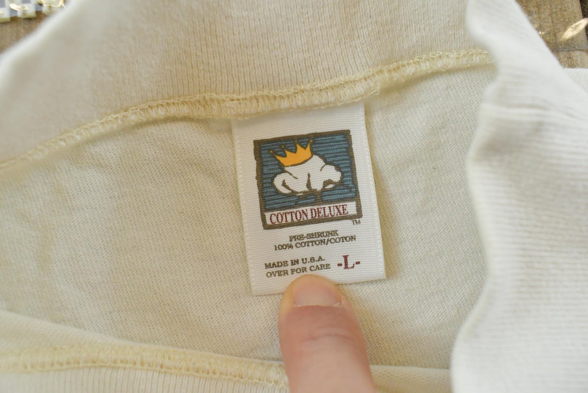 Vintage 1990s Woodstock Vermont Chili Cook Off Long Sleeve Souvenir T-Shirt Men's L from propervintagecanada