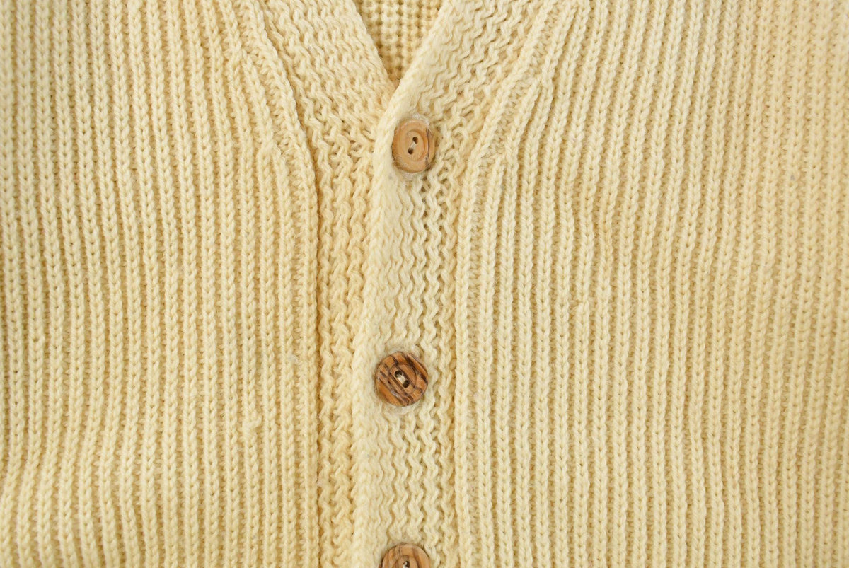Vintage 1990s Wool Knit Cardigan Sweater Men's M from propervintagecanada