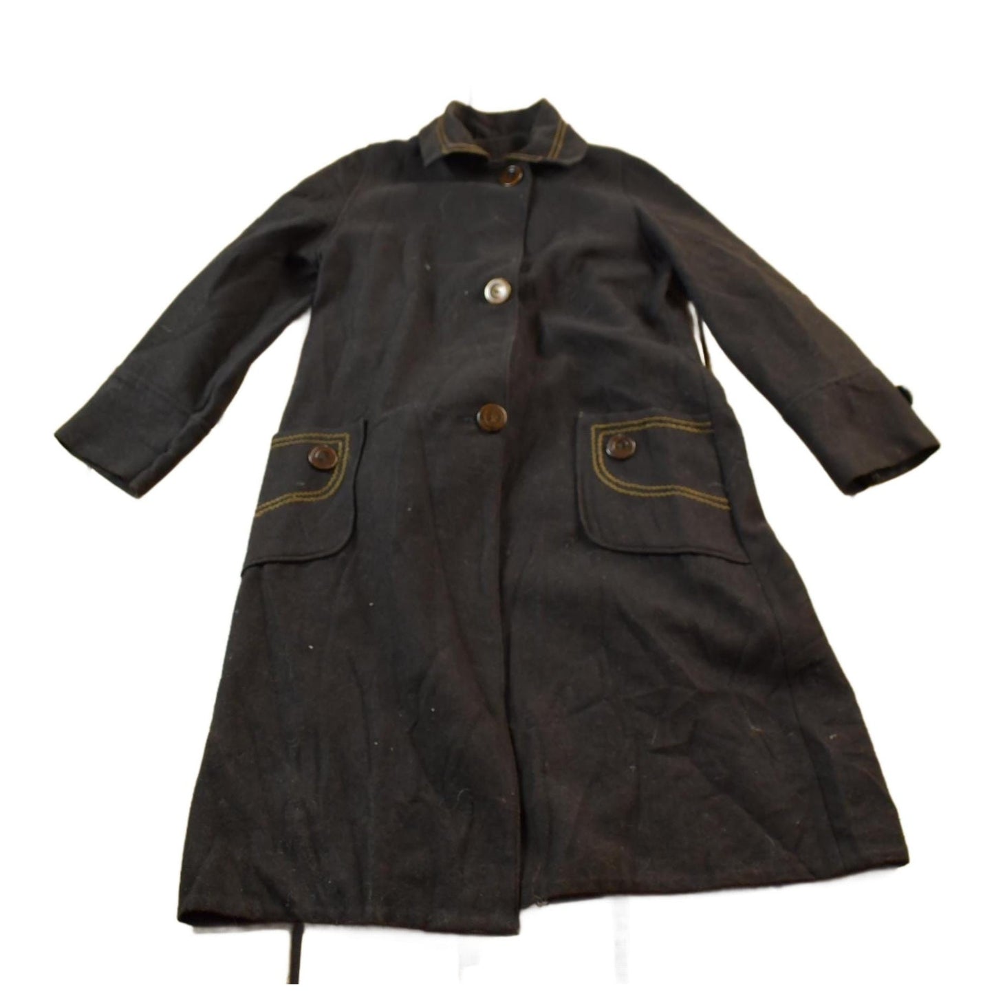 Vintage 1990s Wool Overcoat Jacket Men's S from propervintagecanada