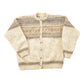Vintage 1990s Woolrich Abstract Wool Knit Cardigan Sweater Women's L from propervintagecanada