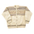 Vintage 1990s Woolrich Abstract Wool Knit Cardigan Sweater Women&
