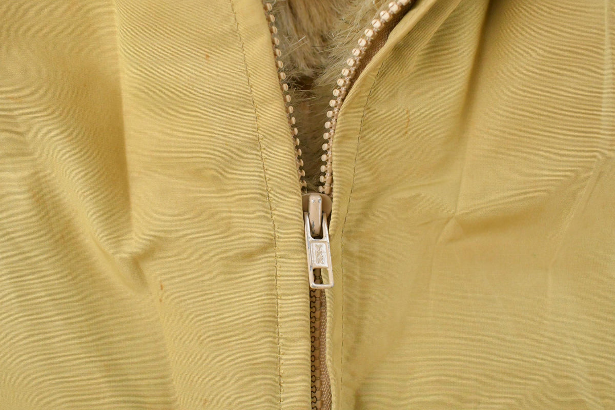 Vintage 1990s Woolrich Faux Fur Full Zip Vest Jacket Men's M from propervintagecanada