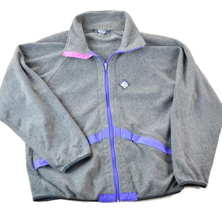 Vintage 1990s Woolrich Fleece Outdoorsman Sweater Men's Large from propervintagecanada