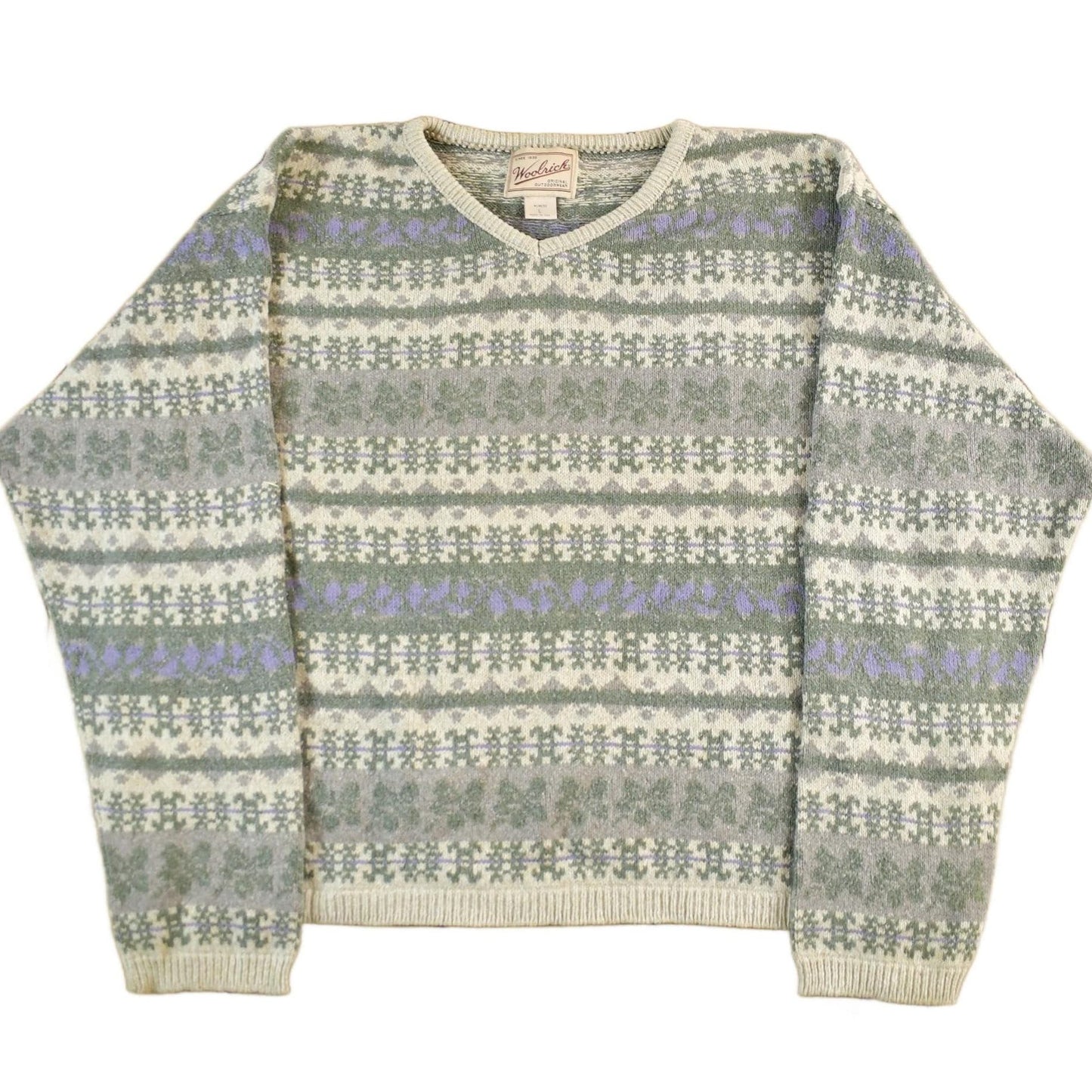 Vintage 1990s Woolrich Knit Sweater Womens Large from propervintagecanada